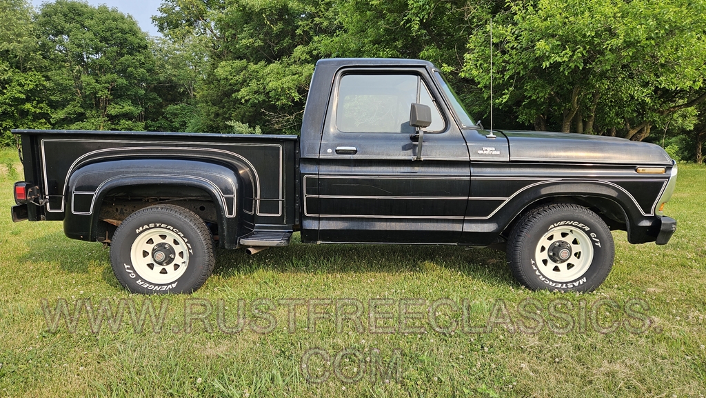 1979 F150 Ford 2wd Short Bed Step Side Black Stepside